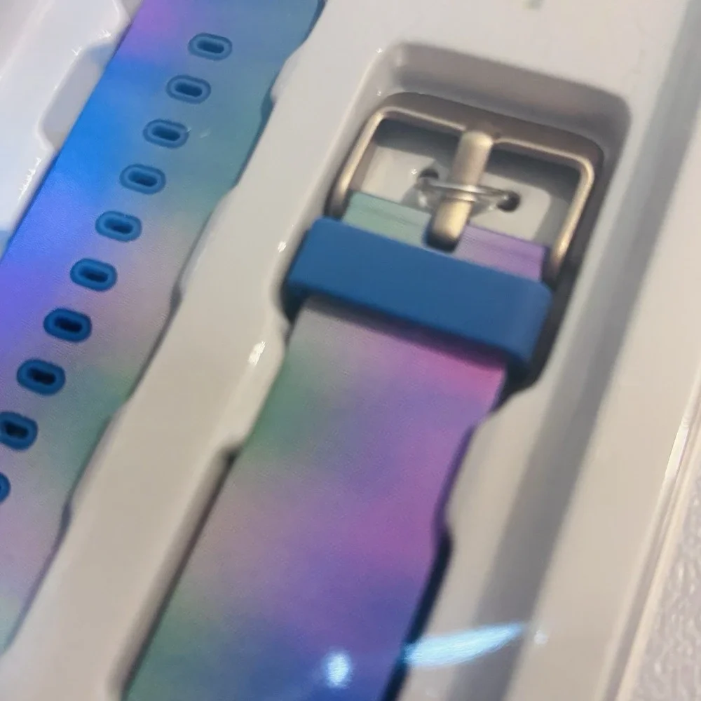 Apple Watch Band Heyday Silicone 38-40mm Northern Lights Pink Blue Purple New